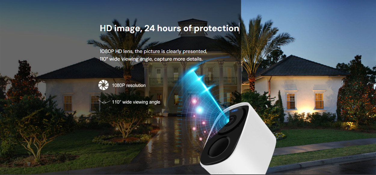 Vstarcam CB11-TZ Smart Outdoor Wifi Battery Camera with Solar panel