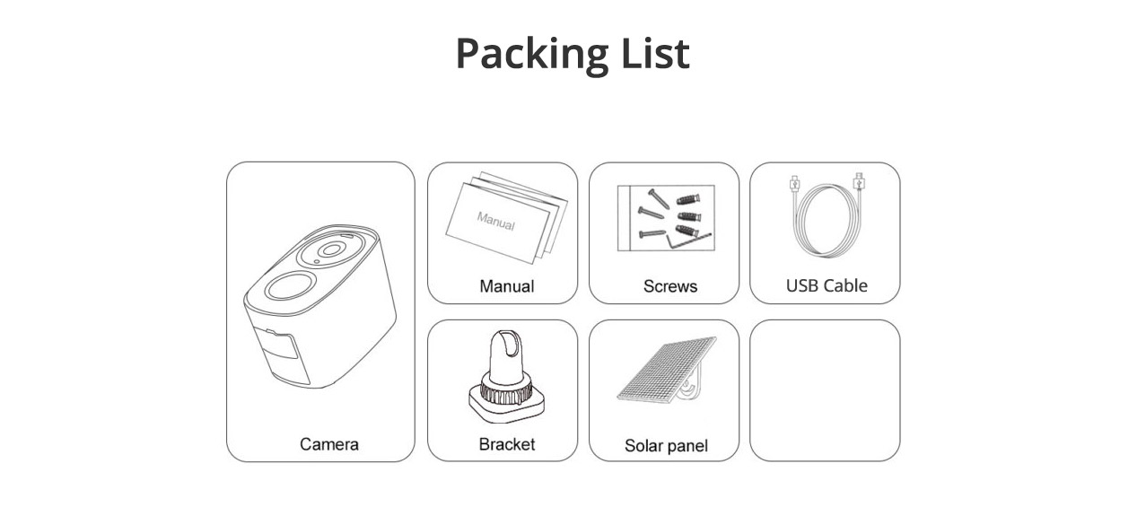 Vstarcam CB11-TZ Smart Outdoor Wifi Battery Camera with Solar panel