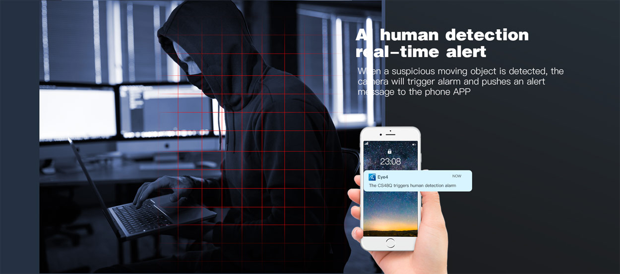 Vstarcam CS48Q Wireless IP Camera Motion Detection