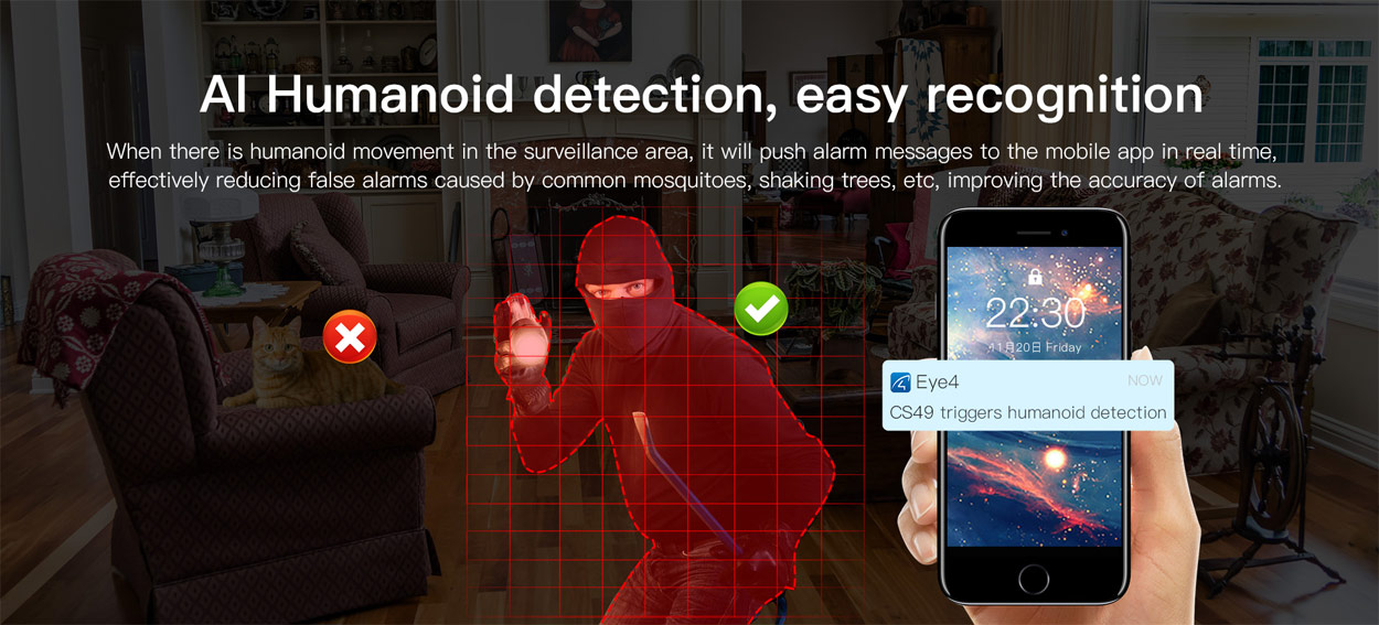 Vstarcam CS49 IP Camera Motion Detection