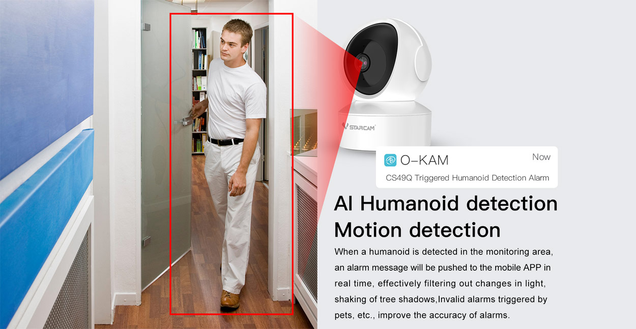 Vstarcam CS49Q IP Camera Motion Detection