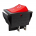 RL2-121 RED Διακόπτης Rocker ON-OFF 4P (RK1-01 BR 2X1)