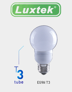 LUXTEK EG-9W CW 9W E27 4200K Ηλεκτρονικός Λαμπτήρας Οικονομίας Γλόμπος