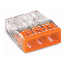 Wago 2273-203 Κλεμα Ταχυσύνδεσμος 3 μονόκλωνων αγωγών 0,5~2,5mm Compact Push Wire Connector