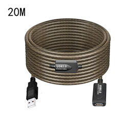 A1902-003 Ενεργό Καλώδιο USB2.0 A αρσ. - USB A θηλ. με Ενισχυτή μήκους 20μ [04.001.0323]