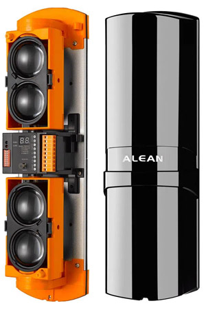 ALEAN ABH-150L Ζεύγος ανιχνευτών Beam τετραπλής δέσμης 150 μέτρων (4 κανάλια εκπομπής)