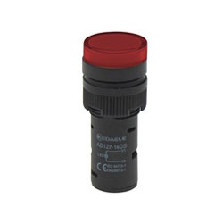 AD127-16DS-24V AC/DC RED Ενδεικτική λυχνία LED Κόκκινη 24V AC-DC Φ16