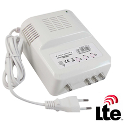 ANGA MASTER 20 Κεντρικός Ενισχυτής με 3 εισ. (BI-BIII-UHF) - 1 εξ. RF 35dB / 115dBμV με φίλτρο LTE