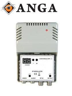 ANGA RF-30 Διαμορφωτής (Modulator) Εικόνας και Ήχου μπάντας VHF BI, VHF BII, UHF