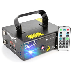 BEAMZ ANTHE II Double Laser 600mW RGB Gobo, DMX και Τηλεχειριστήριο IRC (152.633)