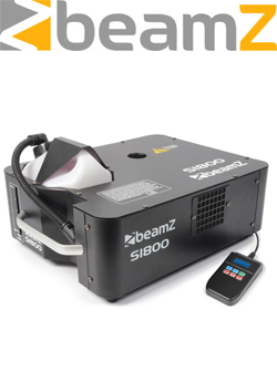 BEAMZ S1800 Επαγγελματική Μηχανή Καπνού 1800 Watt Με Ενσύρματο Χειριστήριο και DMX 160.493