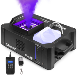 BEAMZ BLAZE1800 Επαγγελματική Μηχανή Καπνού 1800 Watt με 24 x 4W LED με DMX και 2x Χειριστήρια 160.542