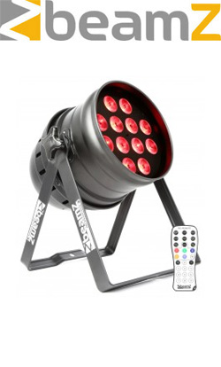 BeamZ BPP220 Professional LED Par 64 12x 12W 4-in-1 RGBW LEDs DMX και Τηλεχειριστήριο 151.237