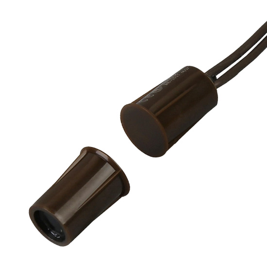 Sentek BR-1011 (ΚΑΦΕ) Χωνευτή μαγνητική επαφή κοντή (Ø 11 x 14.5 mm)