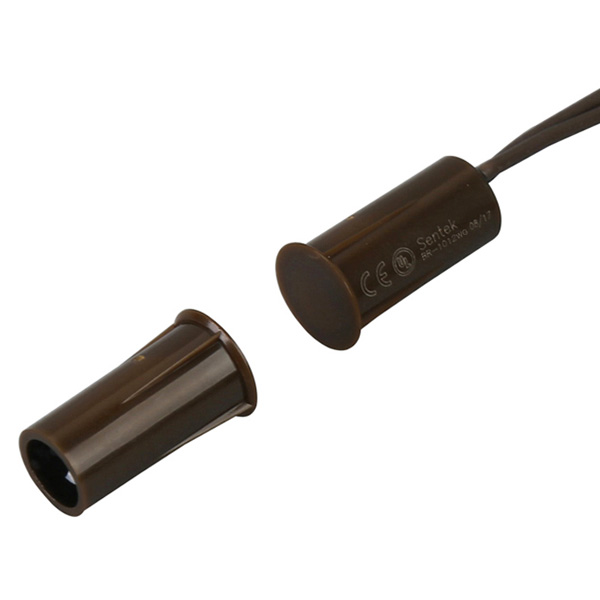 Sentek BR-1012 (ΚΑΦΕ) Χωνευτή μαγνητική επαφή μεσαία (Ø 11  x 19 mm)