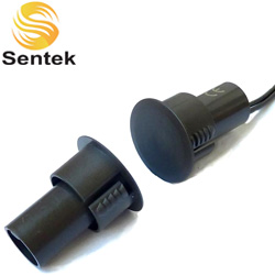 Sentek BR-1021 (ΚΑΦΕ) Χωνευτή μαγνητική επαφή για πόρτες ασφαλείας