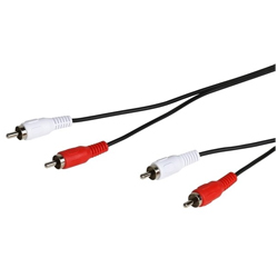 CABLE-452/1.5m Καλώδιο 2 x RCA Αρσ. σε 2 x RCA αρσ. PL-4014