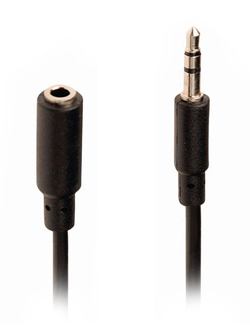 NEDIS CAGP22050BK20 Καλώδιο ήχου 3.5mm αρσ. Stereo - 3.5mm θηλ. Stereo 2m