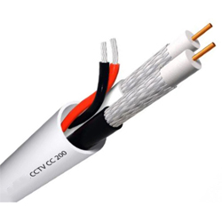 ACCORDIA CC-200 Καλώδιο για CCTV εφαρμογές 2x mini RG59 + 2x0.50mm (μέτρο) 