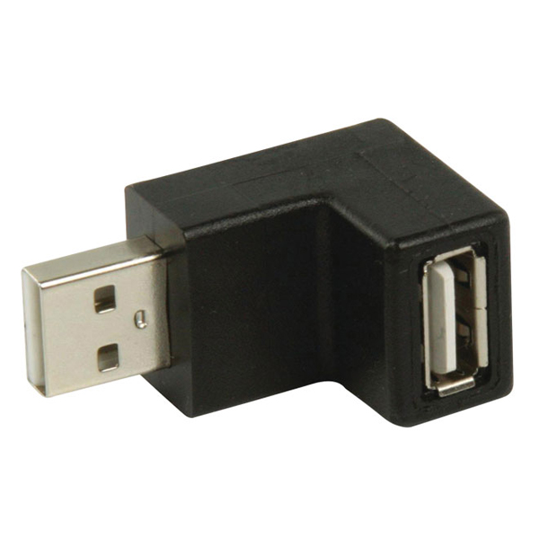 NEDIS CCGP60940BK Αντάπτορας USB 2.0 θηλυκό - USB 2.0 αρσενικό με γωνία 270°