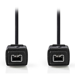 NEDIS CCGP62000BK20 Καλώδιο firewire, FireWire 4-pin αρσ. - FireWire 4-pin αρσ. 2m