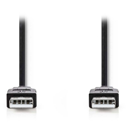 NEDIS CCGT60000BK30 Καλώδιo USB 2.0 A αρσ. - USB A αρσ. 3m