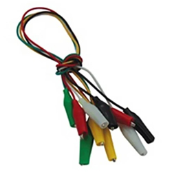 CL036 Σετ 5 Καλωδίων με κροκοδειλάκια μικρά γενικής χρήσης 2A (XJ-K018A)