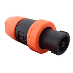 CN-59 Βύσμα Speakon Αρσενικό 4p Πορτοκαλί