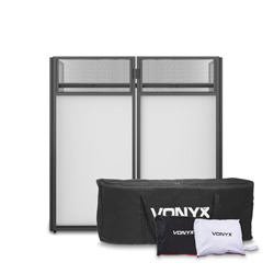 VONYX DB4 Pro Foldable DJ Booth System 4 screens 180.050