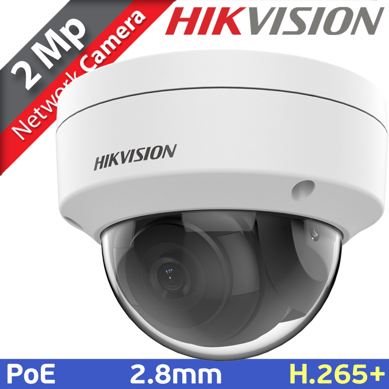 Hikvision DS-2CD1123G0E-I(C) 2.8mm Δικτυακή IP κάμερα Dome 2Mpixels 1080p Poe H.265+ EXIR 30m