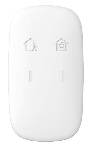HIKVISION DS-PKF1-WE WHITE - Αμφίδρομο ασύρματο τηλεχειριστήριο με 4 πλήκτρα, για πίνακες AX PRO (Λευκό)