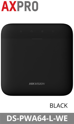Hikvision DS-PWA64-L-WE BLACK - Ασύρματη Κεντρική Μονάδα AX PRO 64 Ζωνών με LAN, Wi-Fi kai GPRS (2G) με 1xSIM
