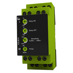 TELE HAASE E3LM10 Relay Επιτήρησης Στάθμης Αγώγιμων Υγρών 230 VAC 35mm