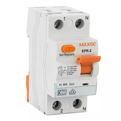 MAXGE EPR-2 A 63A Relay Διαφυγής 2P 63A 30mA TYPE A [03.017.0593]