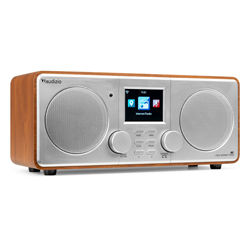 AUDIZIO FOZA SILVER Ραδιόφωνο Wi-Fi Internet STEREO DAB+ FM με Bluetooth και Ξυπνητήρι 102.306