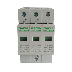 GACIA SPD-340-320 Αντικεραυνικό Ράγας T2 3P 40kA 230V [03.018.0302]