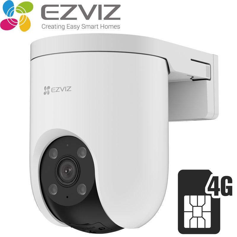 Ezviz H8c 4G (CS-H8C-R200-1K3KF4GA) Ασύρματη (4G) - Ενσύρματη Αδιάβροχη Ρομποτική IP Κάμερα 3MP, Color Night Vision, Mic/Speaker, microSD, H.265