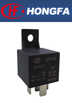 HONGFA HFV15/12-Z4TJ Ρελέ Αυτοκινήτου 40Α Ειδικού τύπου πλακέτας 12V DC 1 Επαφής 12V 40A (N C/O)