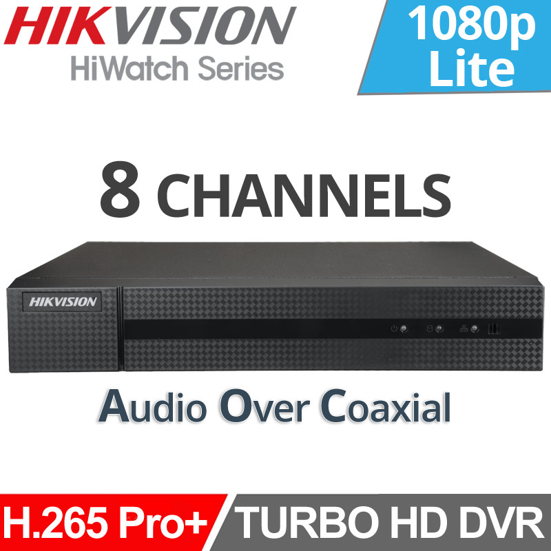 HIKVISION HiWatch HWD-5108MH(S) DVR Καταγραφικό 8 καμερών Up to 1080p, H.265, Audio over Coaxial