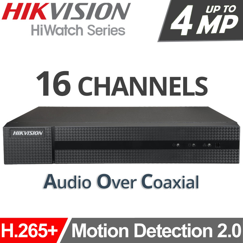 HIKVISION HiWatch HWD-6116MH-G4 Καταγραφικό DVR 16 Καμερών, Motion Detection 2.0, H.265+, Audio Over Coaxial