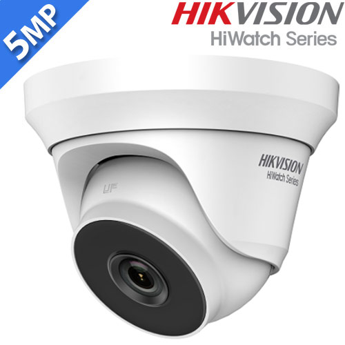HIKVISION HiWatch HWT-T250-M 2.8mm Κάμερα Παρακολούθησης Dome 5Mpixels, 4in1, IP67, Smart IR 40m