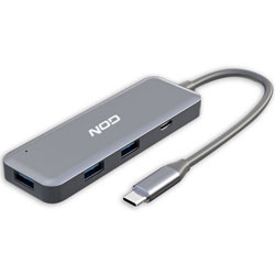 NOD HYBRID METAL HUB 3-1.C Usb Hub Αλουμινίου με USB 3.1 Type-C και σύνδεση 4 θυρών
