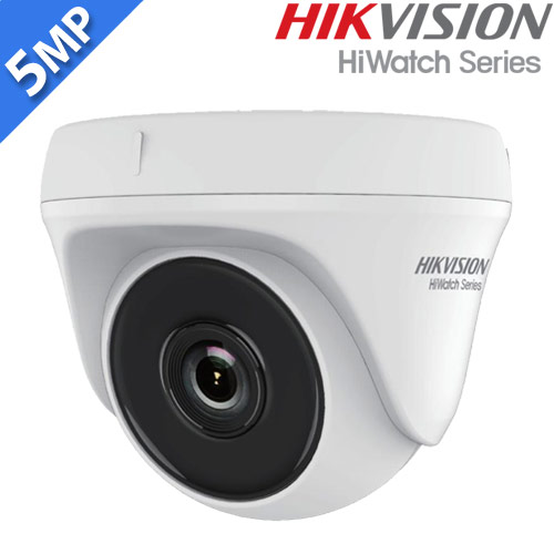 HIKVISION HiWatch HWT-T150-P 2.8mm Κάμερα Παρακολούθησης Dome 5Mpixels, 4in1, Smart IR 20m