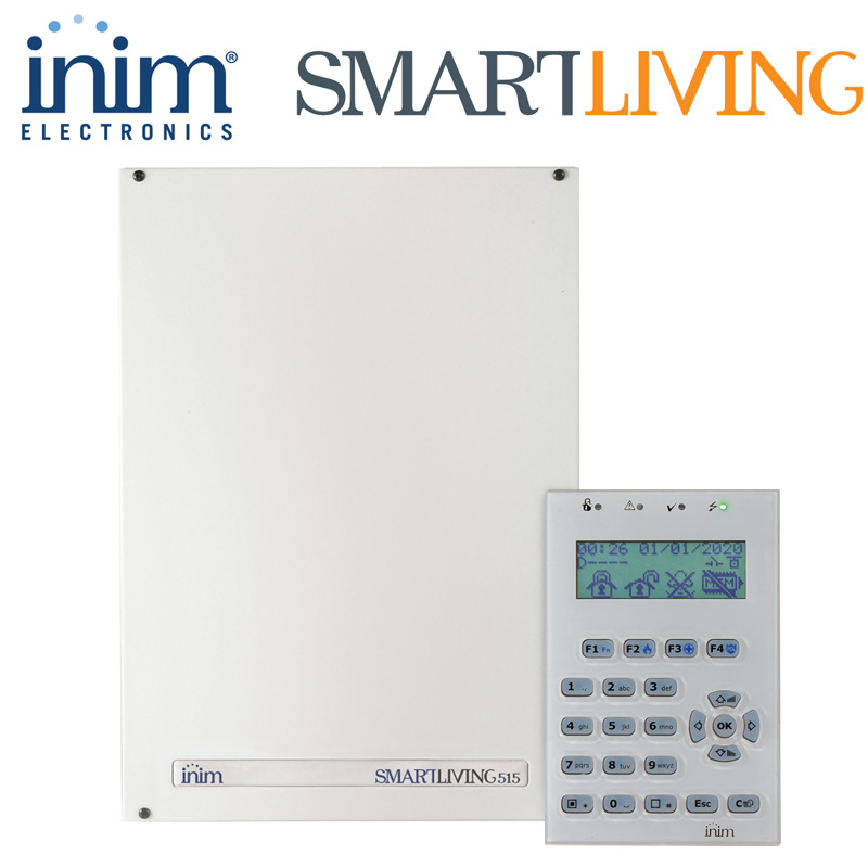 KIT INIM SMARTLIVING 515+NCODE - Πίνακας Συναγερμού 5 ως 15 ζωνών με Πληκτρολόγιο LCD