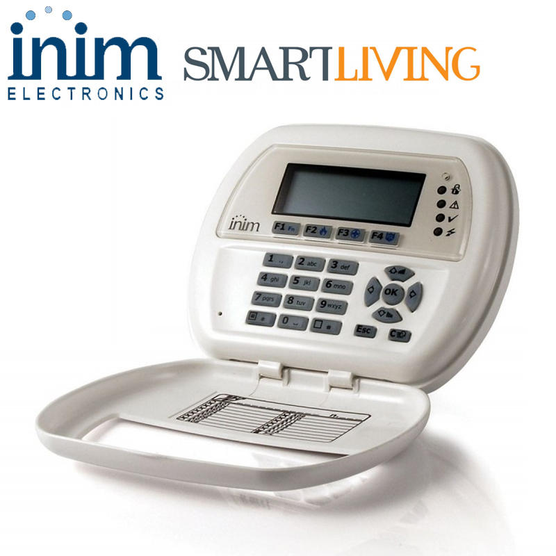 INIM Joy/GR Πληκτρολόγιο με φωτιζόμενη LCD οθόνη και Πορτάκι για κέντρα INIM