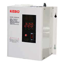 KEBO WDR-2000VA Επιτοίχιος Σταθεροποιητής Τάσης τύπου Relay 2000VA