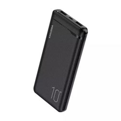 KAKUSIGA KSC-583 Power Bank 10000 mAh 2x USB-A με 4 Ενδεικτικά LED σε Μαύρο Χρώμα 