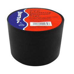 WONDER BLACK K1ZA0 Μονωτική ταινία Φαρδιά 50mm x 18m PVC Μαύρο χρώμα 