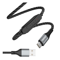 DUDAO L7XS Type-C, Καλώδιo Φόρτισης USB σε Type-C,  5A με ΧΡΟΝΟΔΙΑΚΟΠΤΗ ΦΟΡΤΙΣΗΣ, 1m (L7xsT) 6973687240882