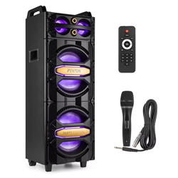 FENTON LIVE2102 Party Station Karaoke 2x 10" - 800 Watt με MP3/ USB/ SD/ Bluetooth/ Μικρόφωνο 178.429